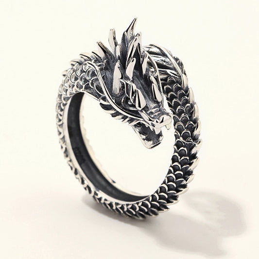 Dragon Wrapped Protection Ring