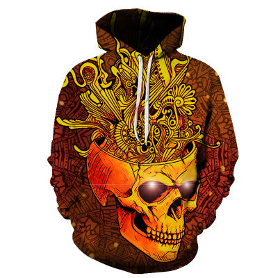 3D Wolf Print Zip Up/ Hoodies