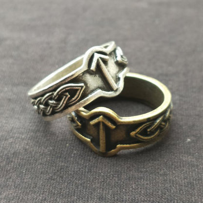 Nordic Viking Vintage Luna Alloy Ring