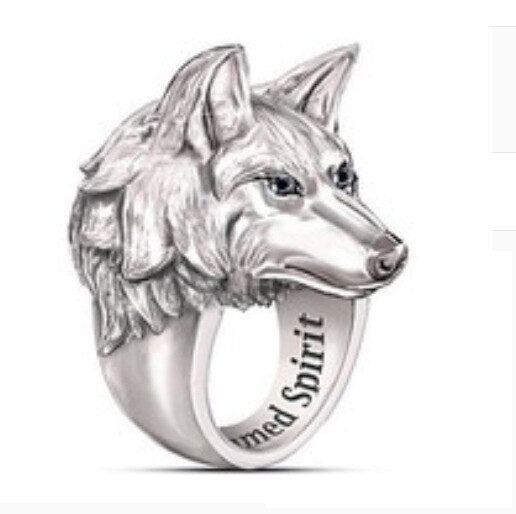 Norse Mythology Viking Warrior Wolf Ring