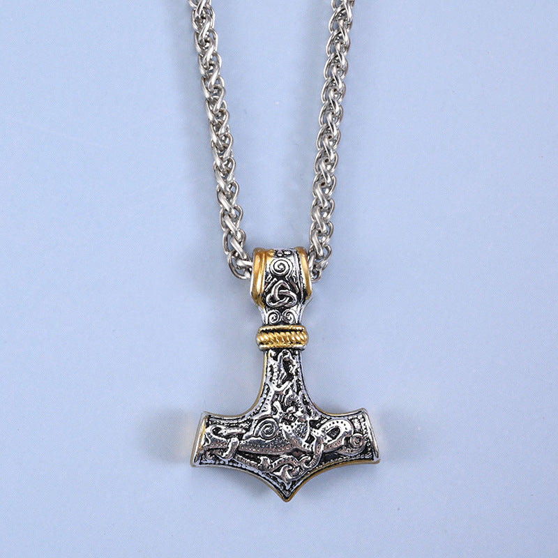 Ovirgin Two Tone Hammer Necklace