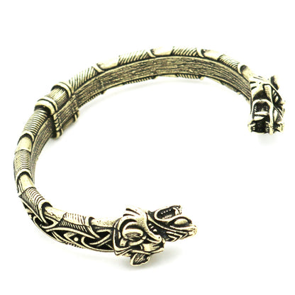 Viking Bracelet Wolf Head Viking