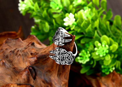 Viking Bear Claw Stainless Steel Ring