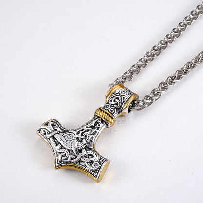 Ovirgin Two Tone Hammer Necklace