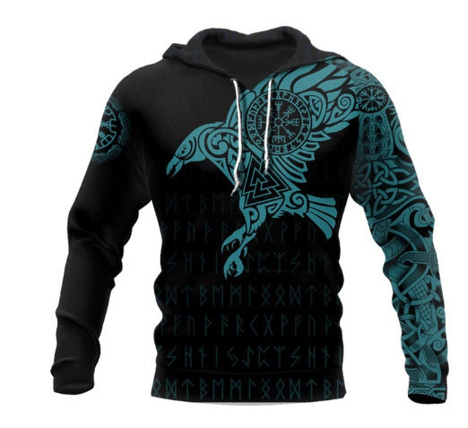 Viking God Printed Neutral Casual Sportswear