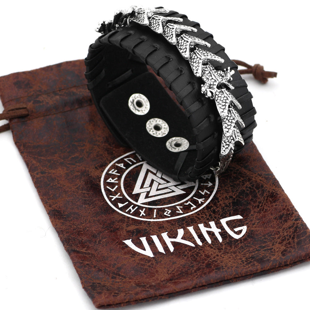 Viking Pirate Kelte Dragon Bracelet