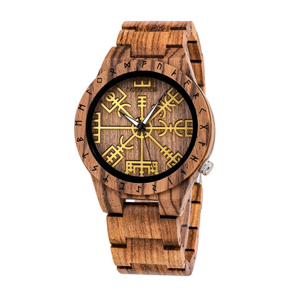 BOBO BIRD Wooden Watch Viking Men Watches