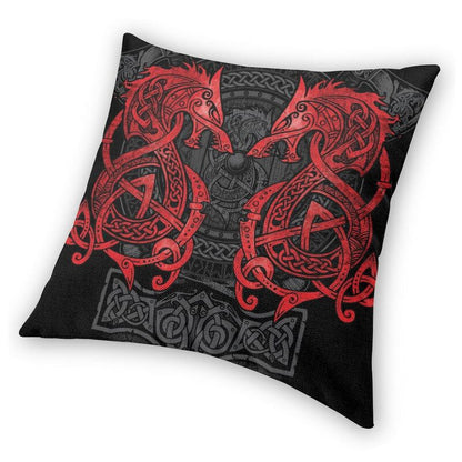 Fighting Fenrir Throw Pillow Case