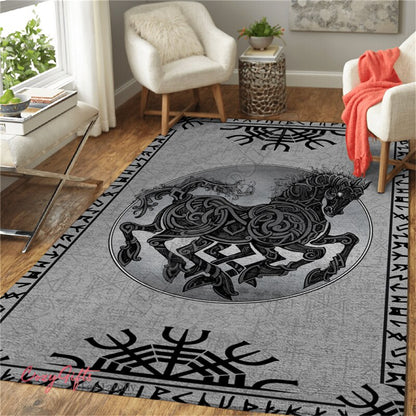 Norse/ Celtic 3D Area Rugs Non Slip Mat - Home Decor