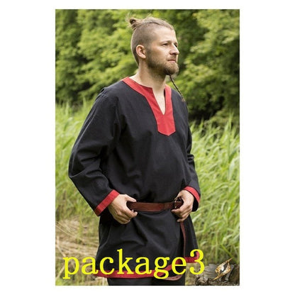 2022 Men Medieval Viking Shirts Pirate