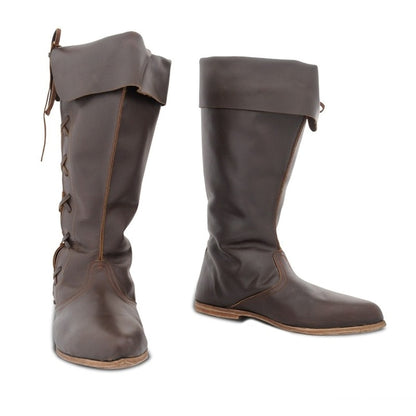 Women & Mens Leather Knight High Boots