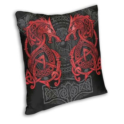 Fighting Fenrir Throw Pillow Case