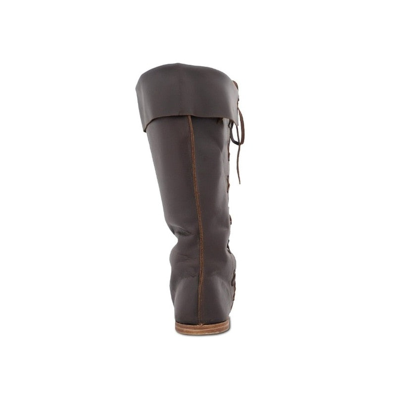 Women & Mens Leather Knight High Boots