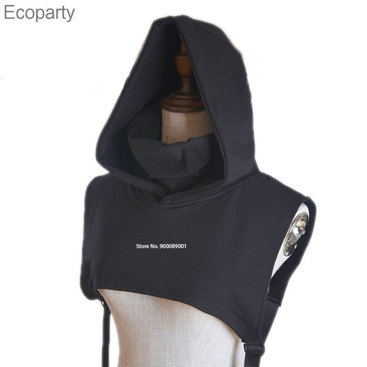 Adult Medieval Costumes Accessory Fake Collar Hooded Cape