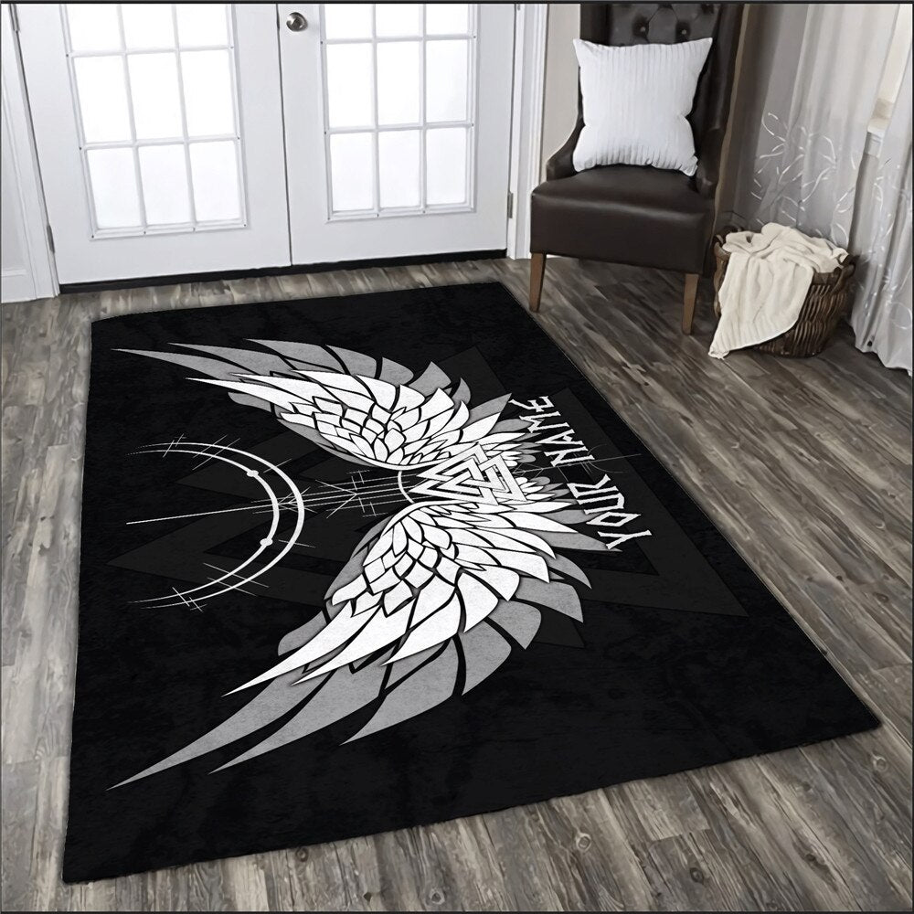 Viking Bird Patterns 3D Printed Rug Carpets