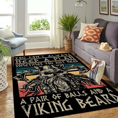 3D Norse Mythology - Large Area Rug/Carpets