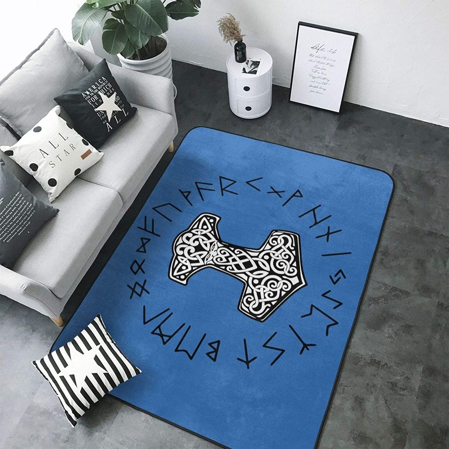 Viking Rug Dragons Tattoo Luxury Area Rugs