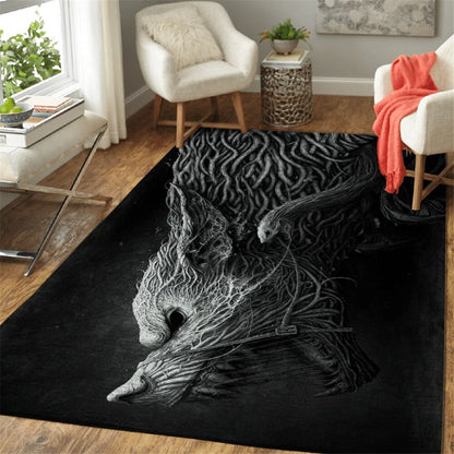 Viking Bird Floor Mats 3D All Over Printed Carpets