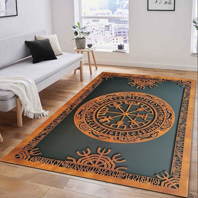 Viking Rug Dragons Tattoo Luxury Area Rugs