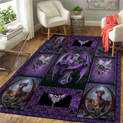 Large Odin Area Rug 3D All Over Printed /Norse Mythology Rugs