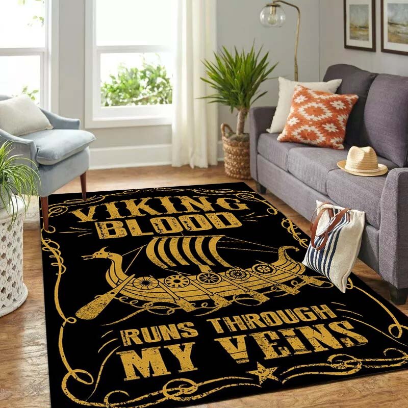 3D Norse Mythology - Large Area Rug/Carpets