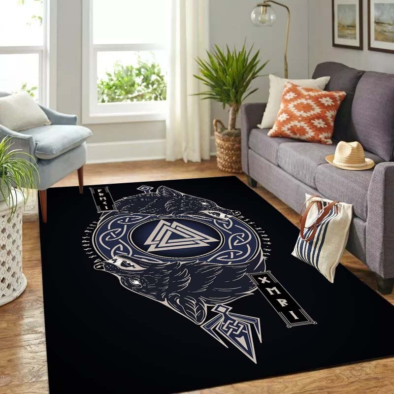 3D Norse Mythology - Large Area Rug/Carpets