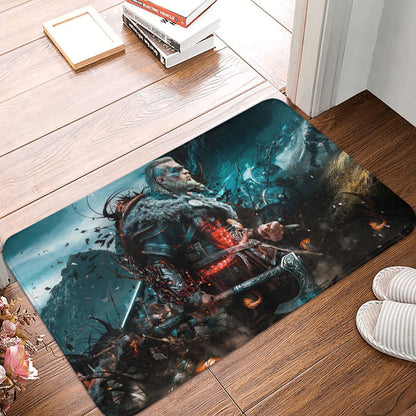 Vikings Non Slip 3D Printed Doormat/Bath Mat