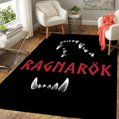 Viking Area Rugs- Vegvisir /Thors Hammer/Ragnarok- Home Decor