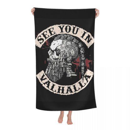 See You In Valhalla - Absorbent Microfiber - Quick Dry / Warrior Sports Towel