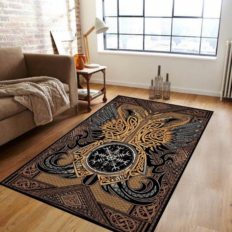 Viking Rug Dragons Tattoo Luxury Area Rugs