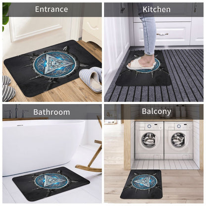 Vikings Bath Non-Slip Carpet Drapeau Living Room Mat Welcome Doormat Home Decoration Rug