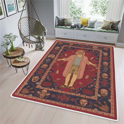 Large Odin Area Rug 3D All Over Printed /Norse Mythology Rugs