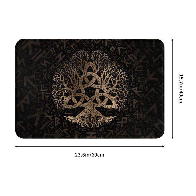 Norse Mythology Floor Mats- Outdoor Or Bathroom Home Decor