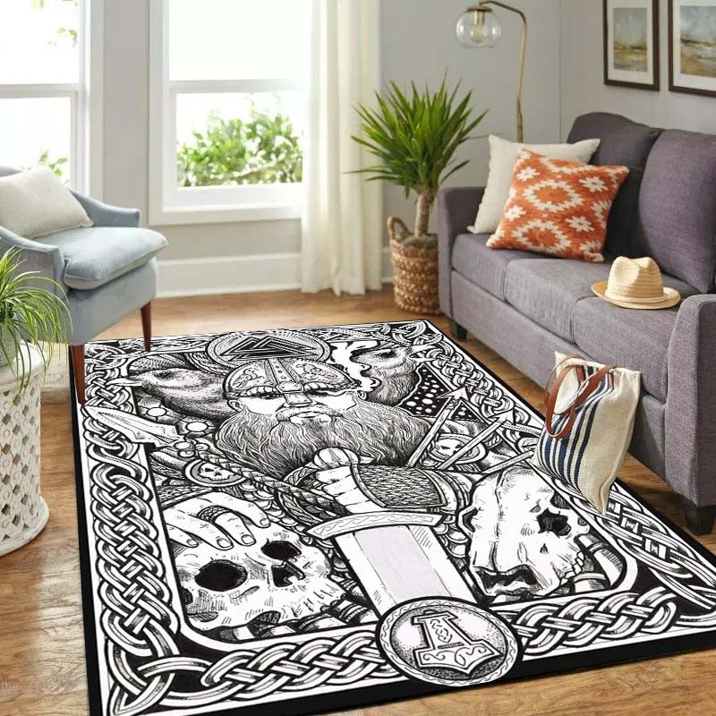 Nordic Style Carpets/ Viking Area Rugs & Mats