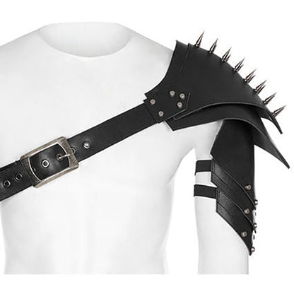 Medieval Spiked Shoulder Armour Leather Costume