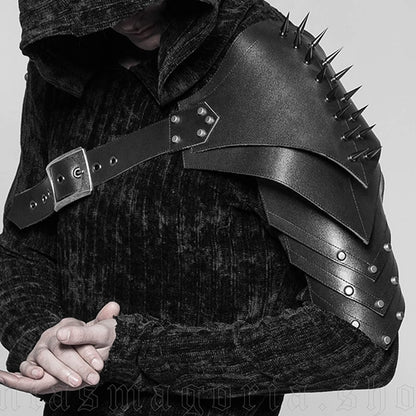 Medieval Spiked Shoulder Armour Leather Costume