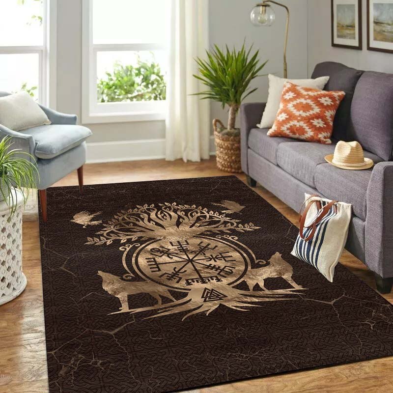 3D Norse Mythology - Large Area Rug/Carpets