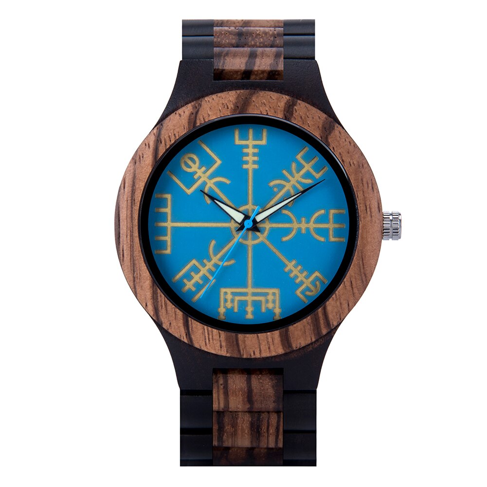 BOBO BIRD Wooden Watch Viking Men Watches