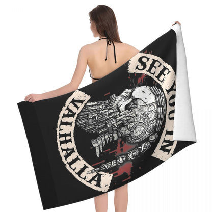 See You In Valhalla - Absorbent Microfiber - Quick Dry / Warrior Sports Towel