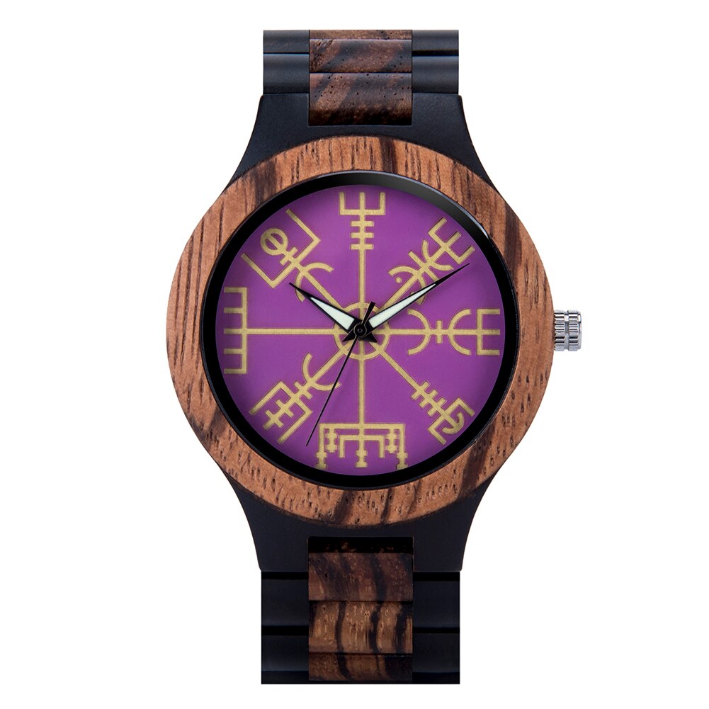 BOBO BIRD Wooden Watch Viking Men Watches