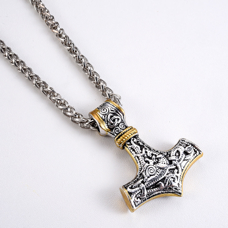 Ovirgin Two Tone Hammer Necklace