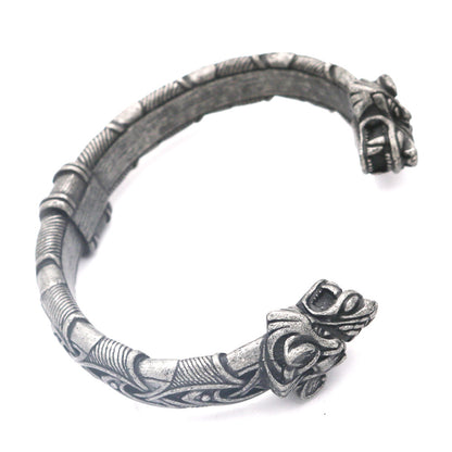 Viking Bracelet Wolf Head Viking