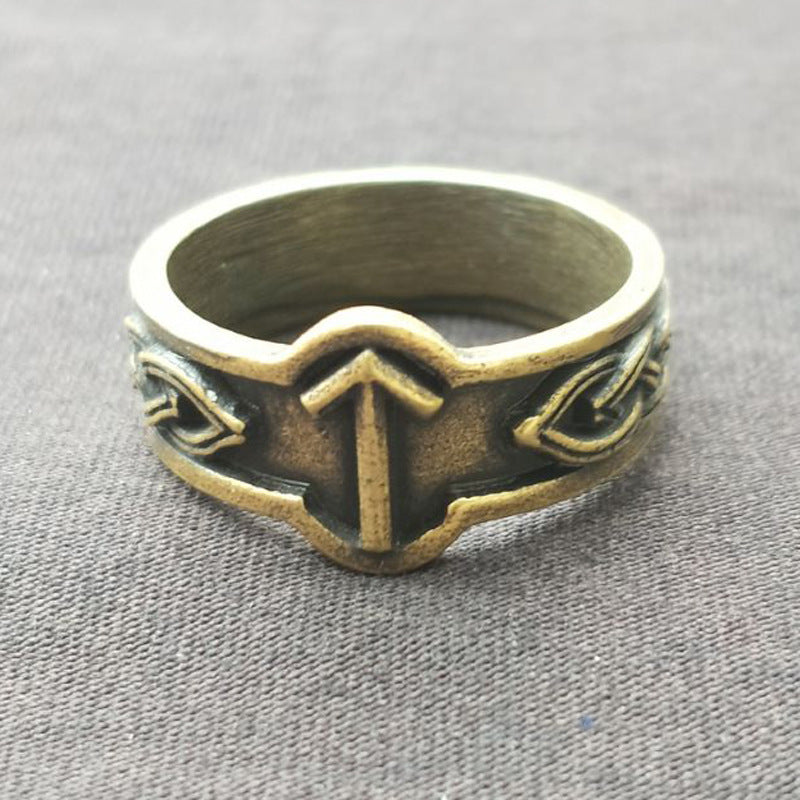 Nordic Viking Vintage Luna Alloy Ring