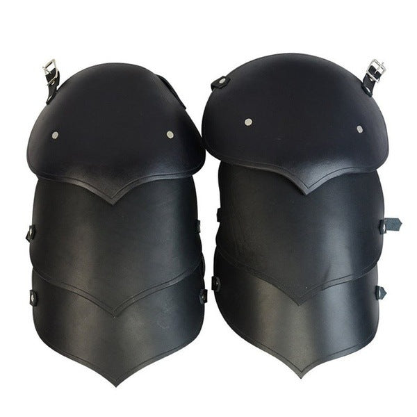 Leather Studded Shoulder Pads Men's Armor